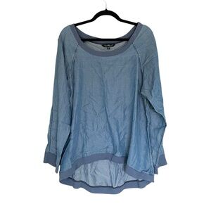 Casual Blue Women's Top